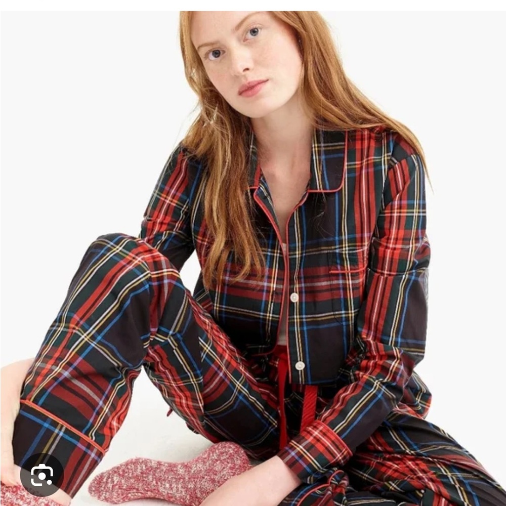 Vintage tartan plaid pajamas
